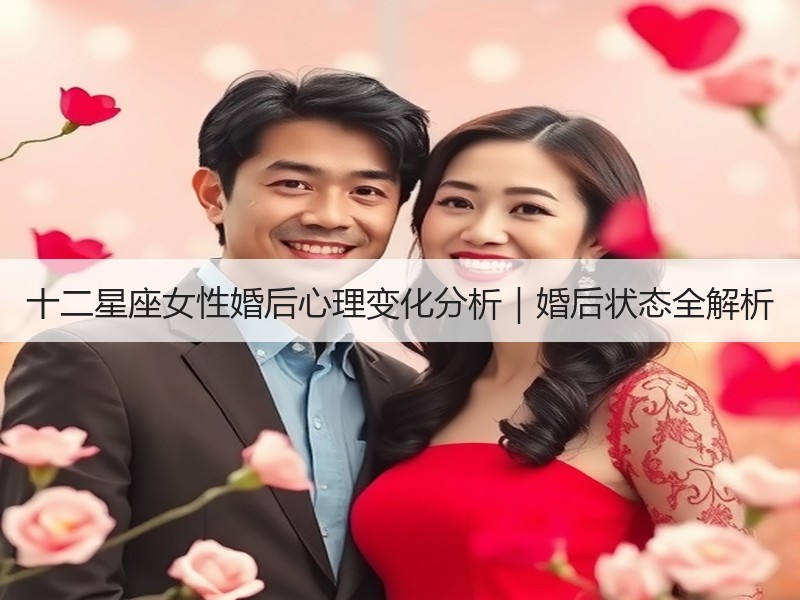十二星座女性婚后心理变化分析｜婚后状态全解析