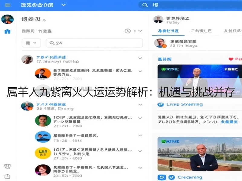 属羊人九紫离火大运运势解析：机遇与挑战并存