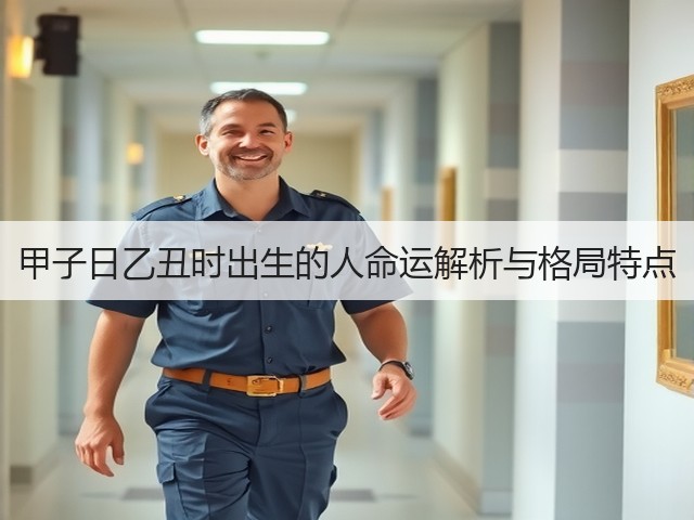 甲子日乙丑时出生的人命运解析与格局特点(图2)