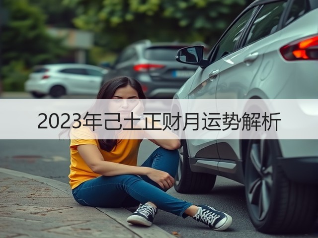 2023年己土正财月运势解析(图2)