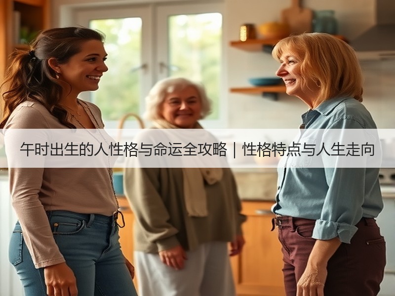 午时出生的人性格与命运全攻略｜性格特点与人生走向