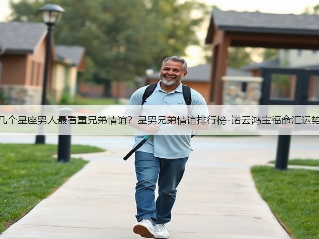 哪几个星座男人最看重兄弟情谊？星男兄弟情谊排行榜-诺云鸿宝福命汇运势网(图3)