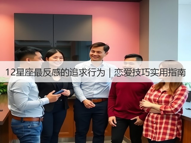 12星座最反感的追求行为｜恋爱技巧实用指南(图1)