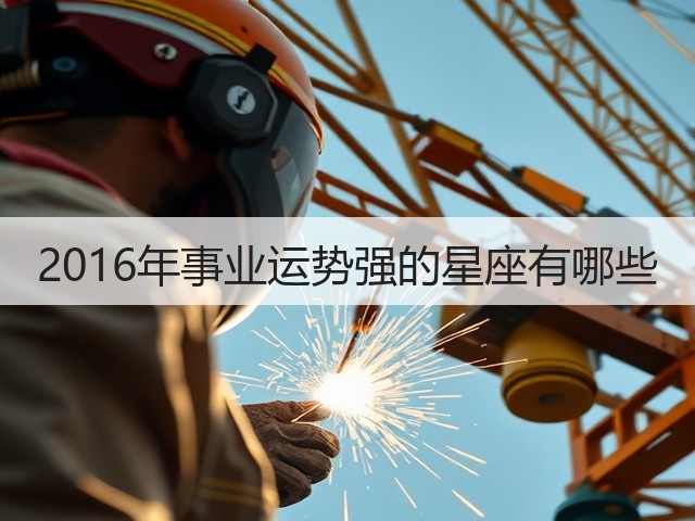 2016年事业运势强的星座有哪些(图2) 2016年事业运势强的星座有哪些(图2)