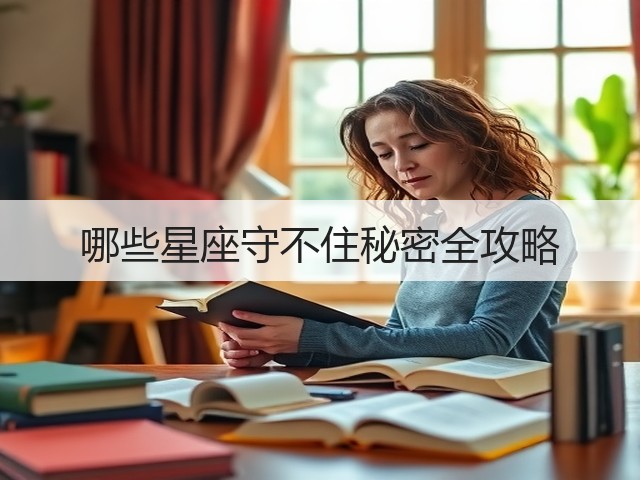 哪些星座守不住秘密全攻略(图3) 哪些星座守不住秘密全攻略(图3)