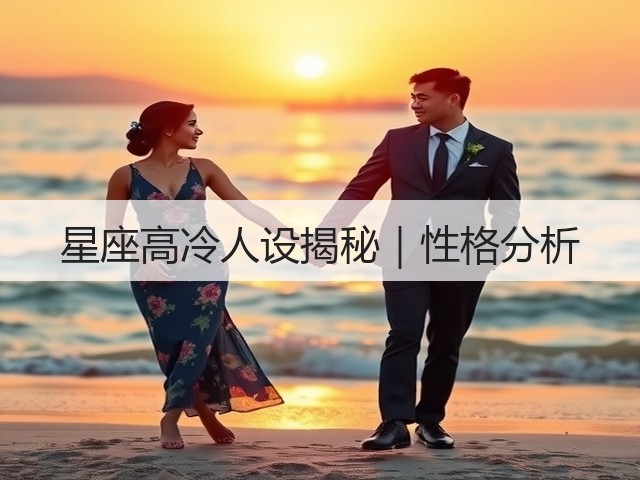 星座高冷人设揭秘|性格分析(图1) 星座高冷人设揭秘|性格分析(图1)