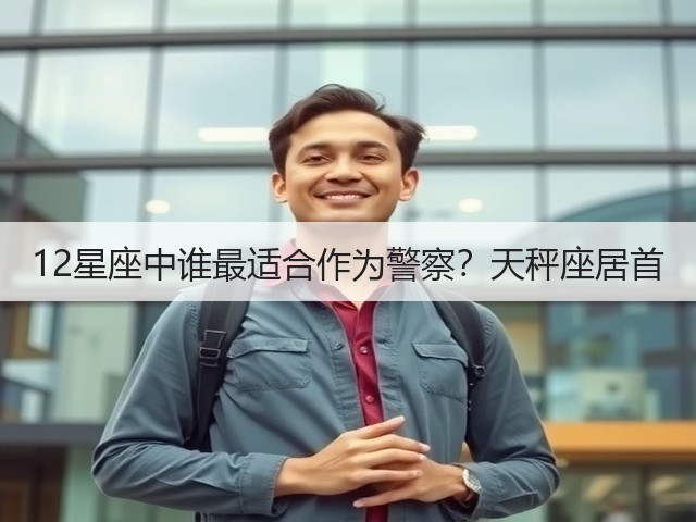 12星座中谁最适合作为警察?天秤座居首(图3) 12星座中谁最适合作为警察?天秤座居首(图3)