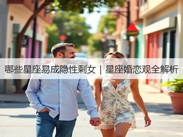 哪些星座易成隐性剩女｜星座婚恋观全解析(图2)