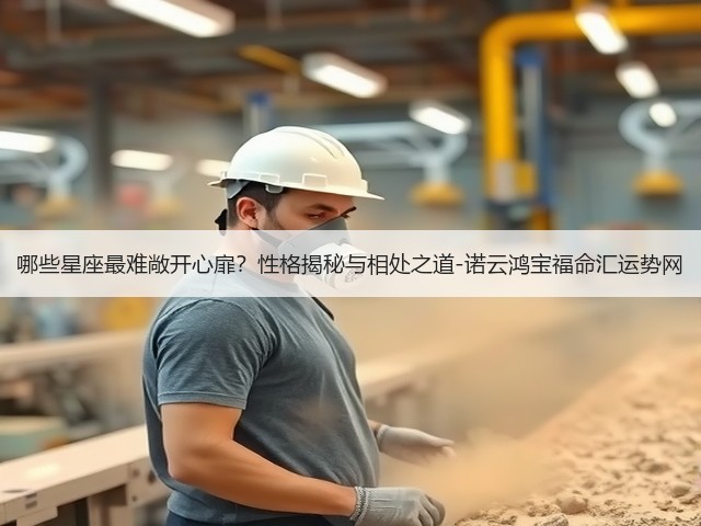 哪些星座最难敞开心扉？性格揭秘与相处之道-诺云鸿宝福命汇运势网(图3)