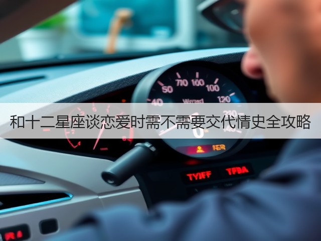 和十二星座谈恋爱时需不需要交代情史全攻略(图1) 和十二星座谈恋爱时需不需要交代情史全攻略(图1)