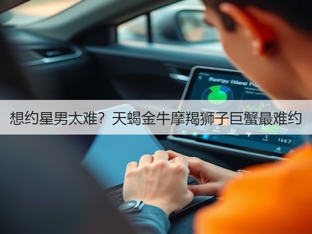 想约星男太难？天蝎金牛摩羯狮子巨蟹最难约(图1)