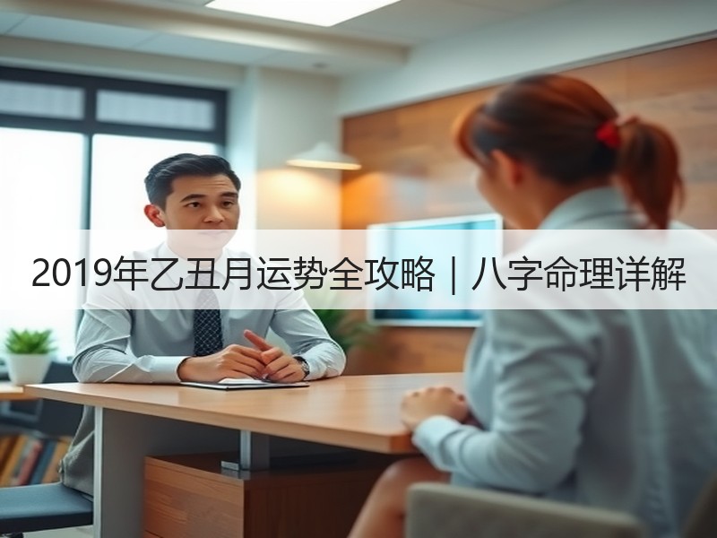 2019年乙丑月运势全攻略｜八字命理详解