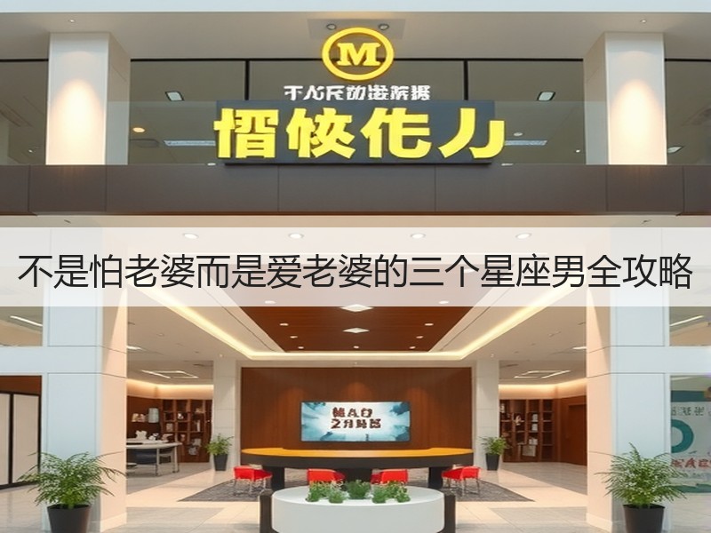 不是怕老婆而是爱老婆的三个星座男全攻略