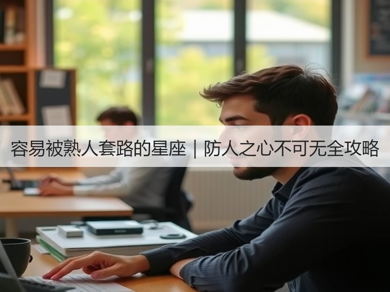 容易被熟人套路的星座｜防人之心不可无全攻略