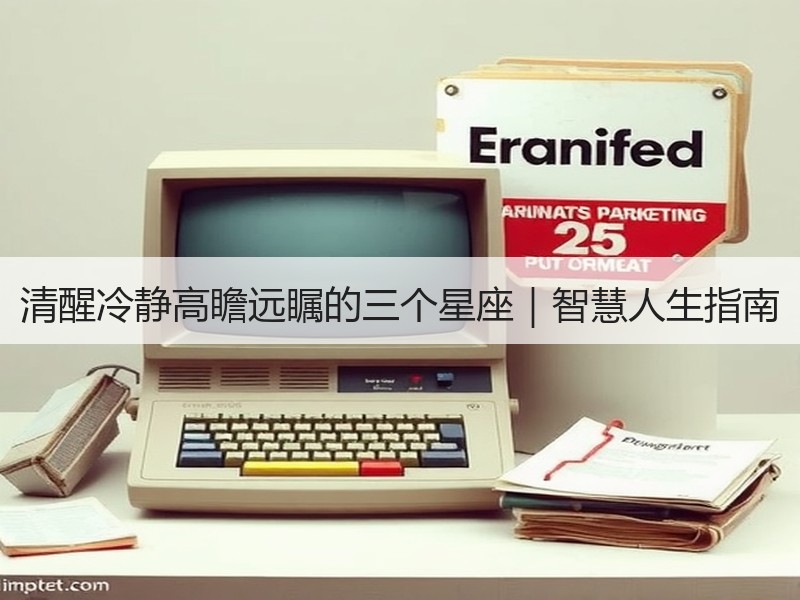 清醒冷静高瞻远瞩的三个星座｜智慧人生指南