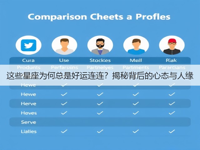 这些星座为何总是好运连连?揭秘背后的心态与人缘(图2) 这些星座为何总是好运连连?揭秘背后的心态与人缘(图2)