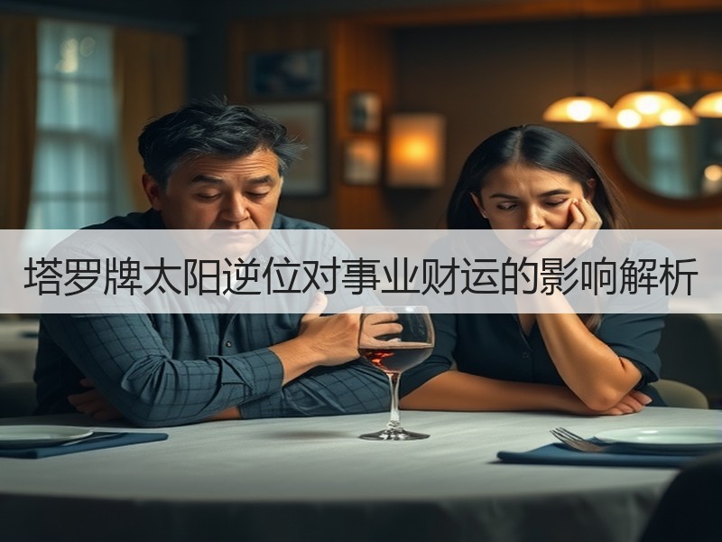 塔罗牌太阳逆位对事业财运的影响解析