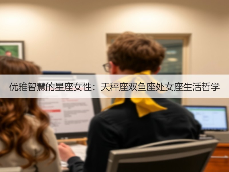 优雅智慧的星座女性：天秤座双鱼座处女座生活哲学