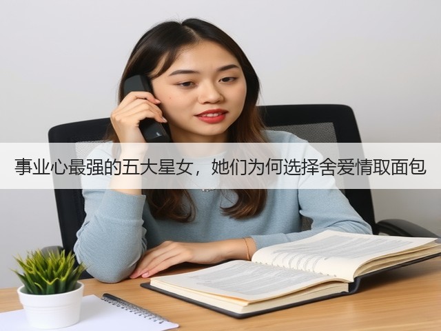 事业心最强的五大星女,她们为何选择舍爱情取面包(图1) 事业心最强的五大星女,她们为何选择舍爱情取面包(图1)