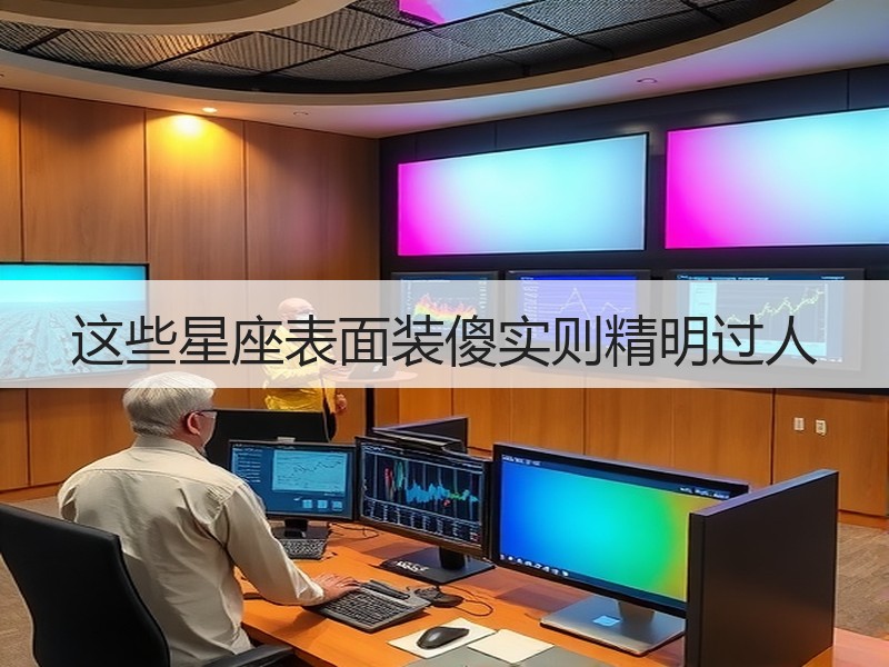 这些星座表面装傻实则精明过人