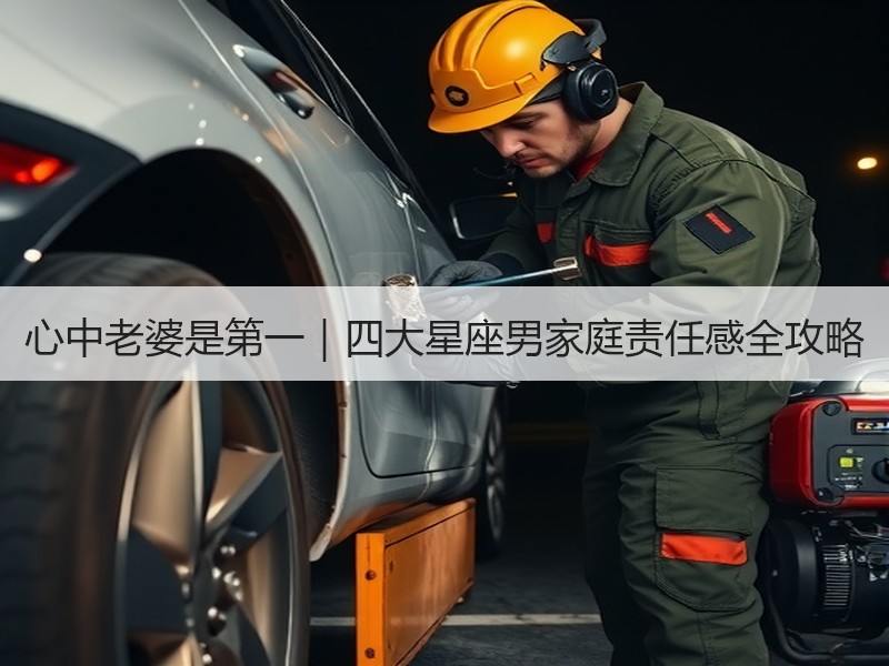 心中老婆是第一｜四大星座男家庭责任感全攻略