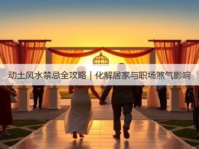 动土风水禁忌全攻略｜化解居家与职场煞气影响(图1)