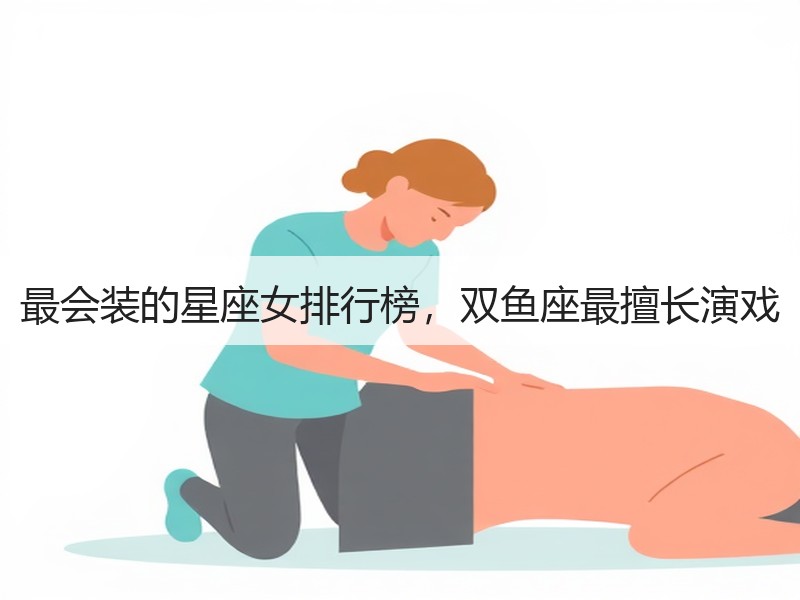 最会装的星座女排行榜，双鱼座最擅长演戏