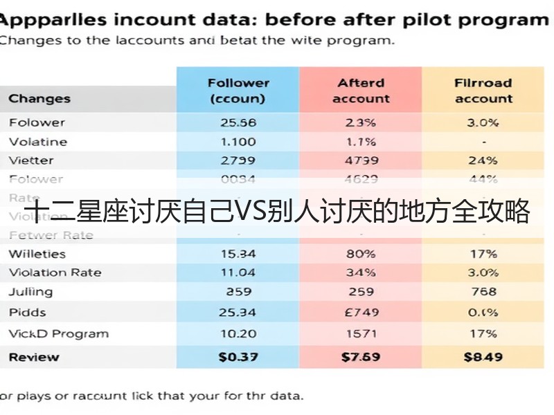 十二星座讨厌自己VS别人讨厌的地方全攻略