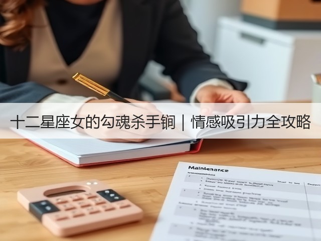 十二星座女的勾魂杀手锏｜情感吸引力全攻略(图2)